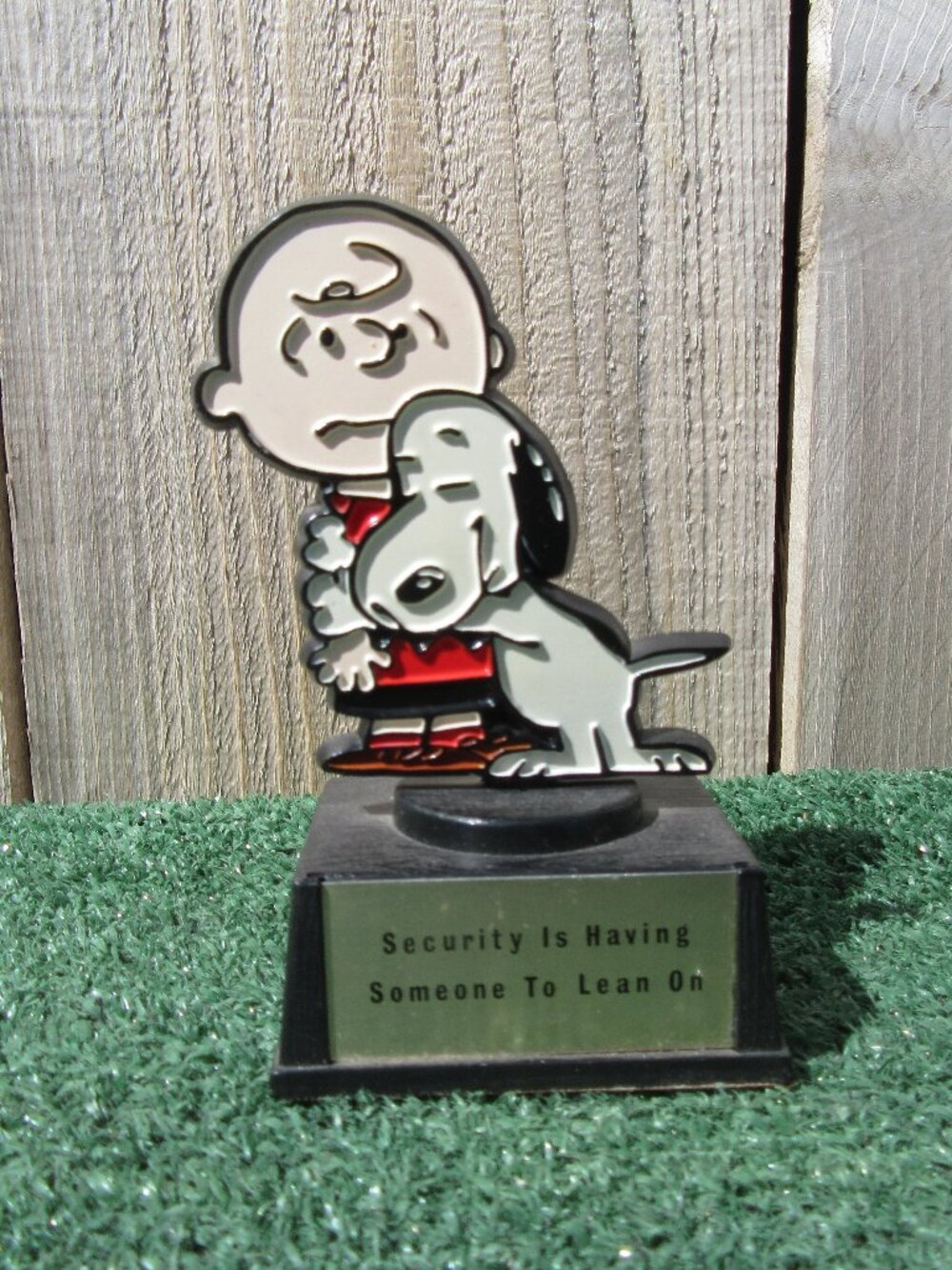 Vintage 1970 Peanuts Charlie Brown Snoopy Security Is Having Trophy Aviva